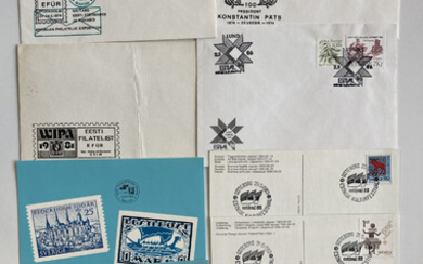Estonia, Sweden ESTIKA - Group of envelopes & postcards (10)