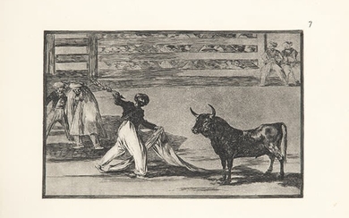 FRANCISCO DE GOYA Y LUCIENTES - Provenience of the harpoons or flags. 8th Ed. 1983 Bullfighting