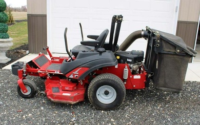 Ferris IS700z 52" deck Zero Turn lawn mower with a Turbo Pro Power bagging system