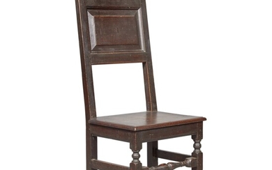 Fine and Rare William and Mary Walnut Wainscot Side Chair, Chester County, Pennsylvania, Circa 1740