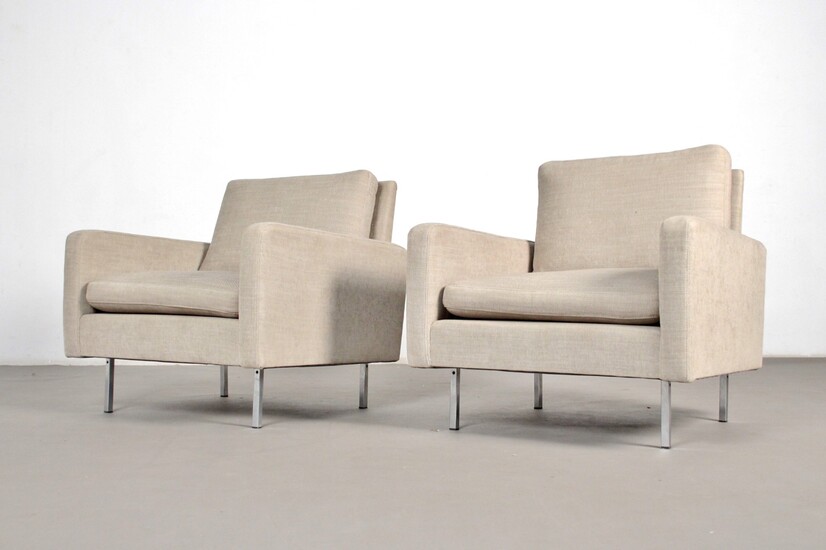 Florence Knoll, a pair of chairs, model 25 BC for Knoll International (2)