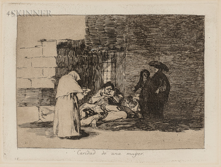 Francisco José de Goya y Lucientes (Spanish, 1746-1828) Caridad de una Muger