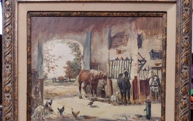 Frederick William Becker O/C Titled The Barn