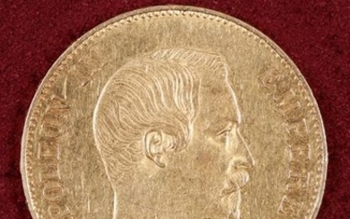 French 100 franc coin