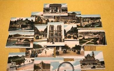 French Belle Epoque, Paris Scenes, Grand Tour Postcards