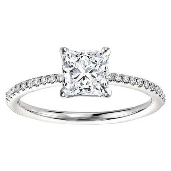 GIA Certified Customizable Engagement Ring Princess