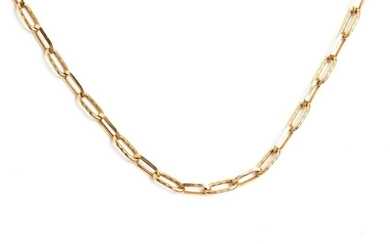 GOLD CABLE LINK NECKLACE, 16.2g