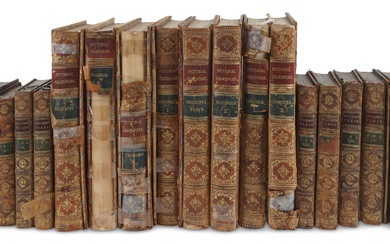 GROUP OF LEATHER BOUND BOOKS ON SHAKESPEARE AND MOLIERE