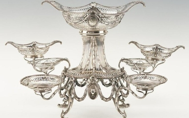 George III Neoclassical Silver Epergne