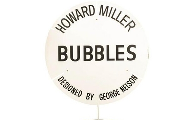 George Nelson & Associates, bubble lamp and advertising
