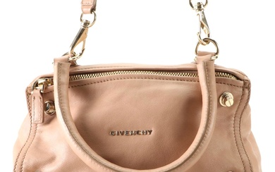 Givenchy Mini Pandora Bag in Grained Leather and Detachable Strap