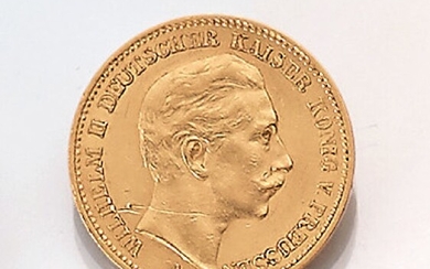 Gold coin, 20 Mark , German Reich,...