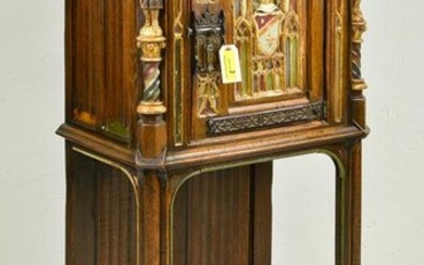 Gothic Style Carved Cabinet / Cupboard