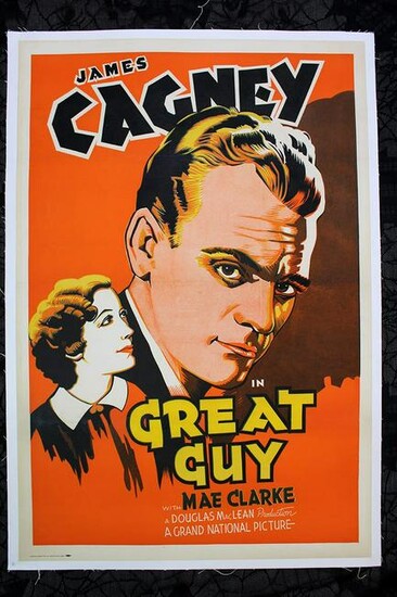 Great Guy - James Cagney (1936) US One Sheet Movie