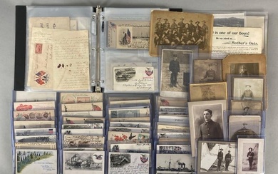 Group of 100+ Spanish American War Era Postcards, Letters, and More