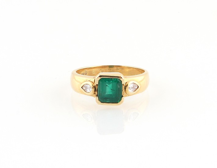 H. Stern Diamant Smaragd Ring