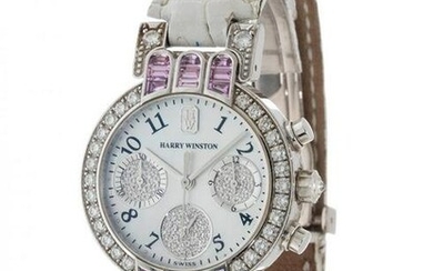 HARRY WINSTON Premier watch, No. referee. 200UCQ32W, for women. 18 kt white gold case with a