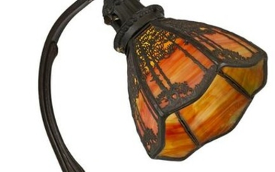 Handel Slag Glass Art Nouveau Desk Lamp