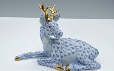 Herend Porcelain Figurine, Roe Buck Deer 15589 VHB