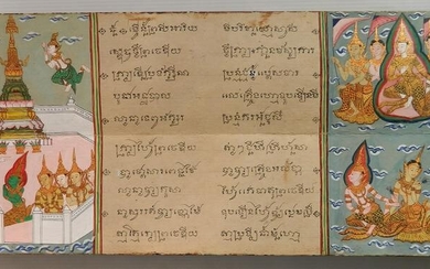 Hindu or Tibetan manuscript