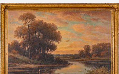 Howard Atkinson, (20th Century) - River Landscape