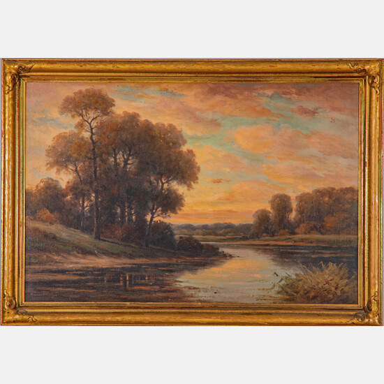 Howard Atkinson, (20th Century) - River Landscape