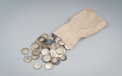 Important lot de jetons de présence en argent, Première moitié du XIXe siècle (principalement Restauration)....