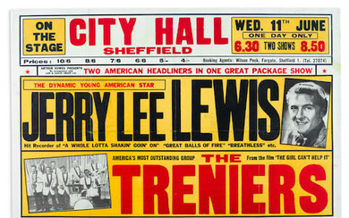 Jerry Lee Lewis: Concert Poster, 1958