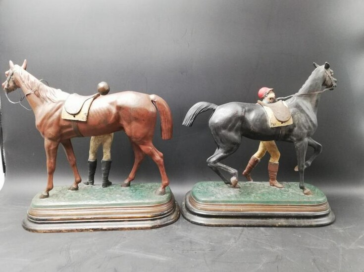 Jockeys And Their Horses