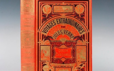 Jules Verne, Cesar Cascabel, Au Deux Elephants, Red Cover