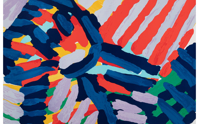 Karel Appel (1921-2006), Walking in Colors (1979)