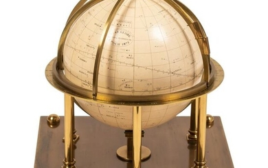 Kelvin Hughes Brass Mounted Celestial Star Globe
