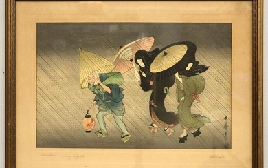 Kitagawa Utamaro Woodblock Print