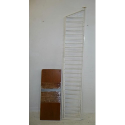 Ladderax White Painted Unit with 6 shelves approx. 14" x 35"...