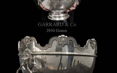 Large Garrard & Co. Sterling Silver Figural Centerpiece