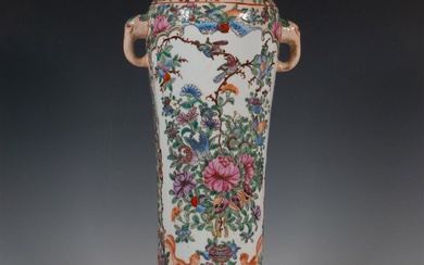 Large Original Chinese Hand Painted Porcelain Vase