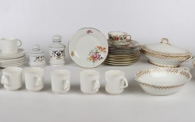 Large lot of porcelain dinnerware