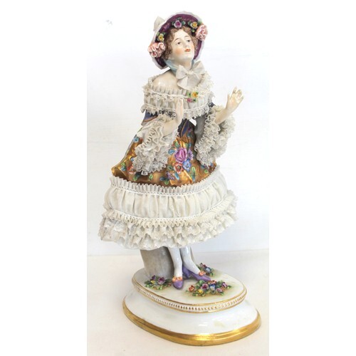 Late 19th/early 20th century Continental porcelain figure of...