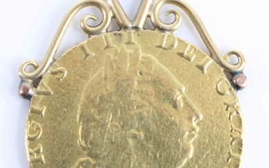 Lot details Great Britain, 1791 gold spade guinea, George III...