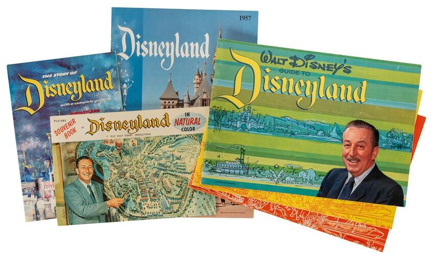 Lot of 7 Disneyland Souvenir Books. Includes The Story