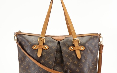 Louis Vuitton Palermo GM Shoulder Bag in Monogram Canvas and Vachetta Leather