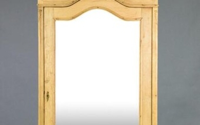 Louis XV Style Bleached Oak Mirror Door Robe