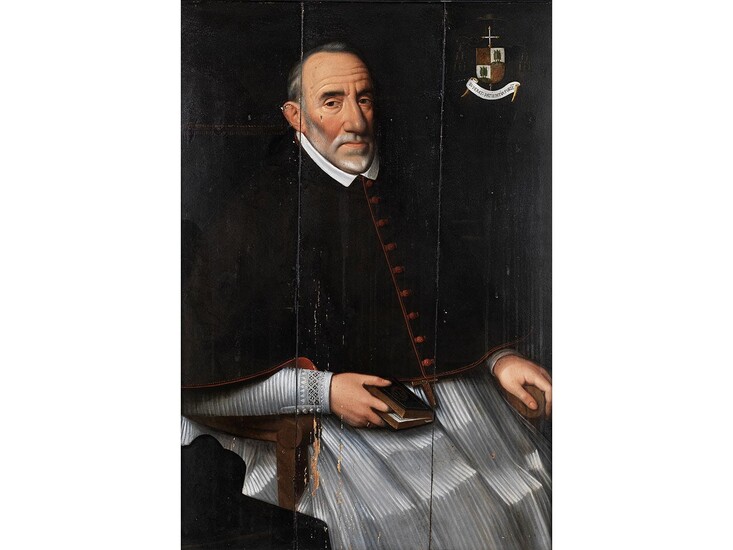 Lucas Franchoys, 1616 Mechelen – 1681 ebenda, zug., Portrait des Erzbischofs Mathias Hovius (1542 – 1620)