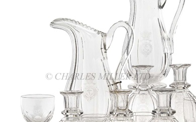 [M] QUANTITY OF GLASSWARE FROM THE ROYAL YACHT 'OSBORNE', CIRCA 1890