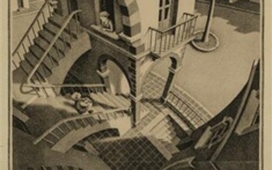(-), M.C. Escher (1898-1972) Boven en onder (Up...