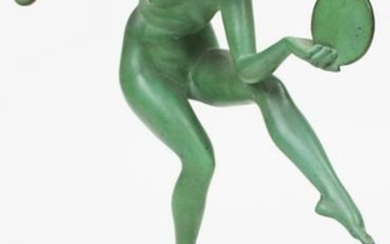 Marcel Bouraine Art Deco Nude Dancer