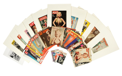 Marilyn Monroe: A large collection of vintage magazines