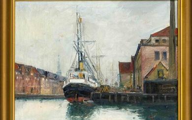 Marine painter c. 1900, steam