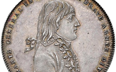 Medaglia 1796 Omaggio al generale Napoleone Bonaparte, per le vittorie...