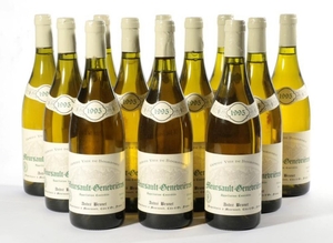 Meursault Genevrières 1995 Domaine André Brunet 12 bottles oc